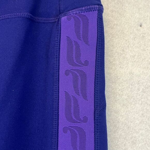 FABLETICS Leggings Womens XL Purple Define Powerhold Side Banner Pull On Stretch - Picture 3 of 13